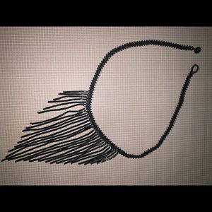 Black handcrafted necklace